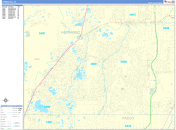 Spring Hill Florida Wall Maps Mapsales Fl.